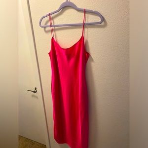 J.CREW Barbie Pink Silk Slip Dress